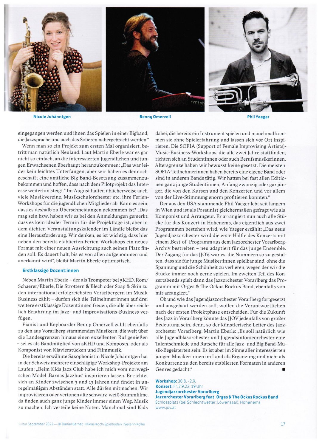 Kulturzeitschrift September 2022, Seite 2